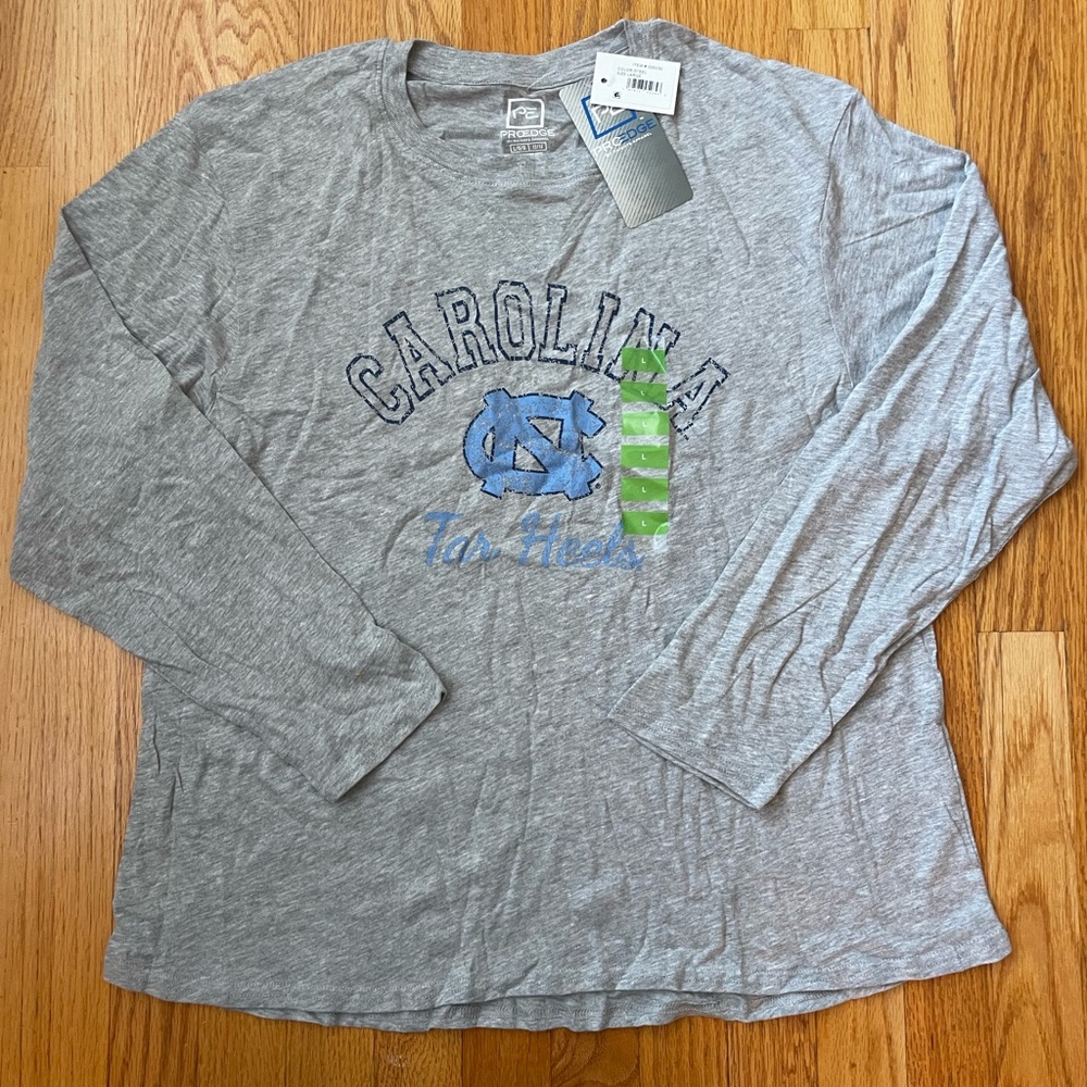 NWT! Carolina Tarheels Long Sleeve Cotton Viscose Shirt